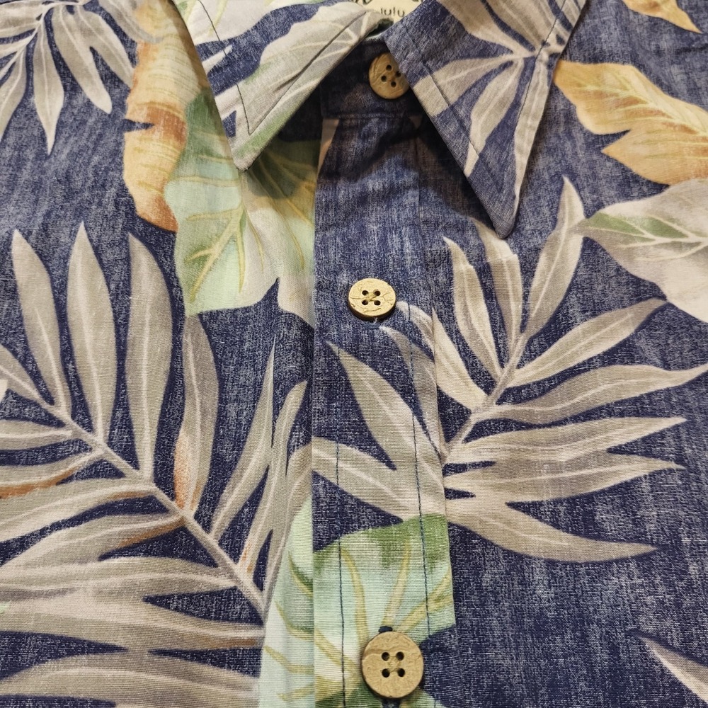 Cooke Street Honolulu 100% Cotton Hawaiian‎ Print Button Pocket Shirt Size 2XL - Picture 4 of 9